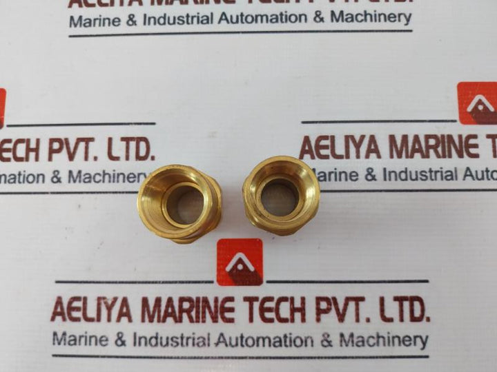 Lot of 2X Hawke 476/1A/M20/1/2NPT Cable Gland M20 Male x 1/2in Adapter