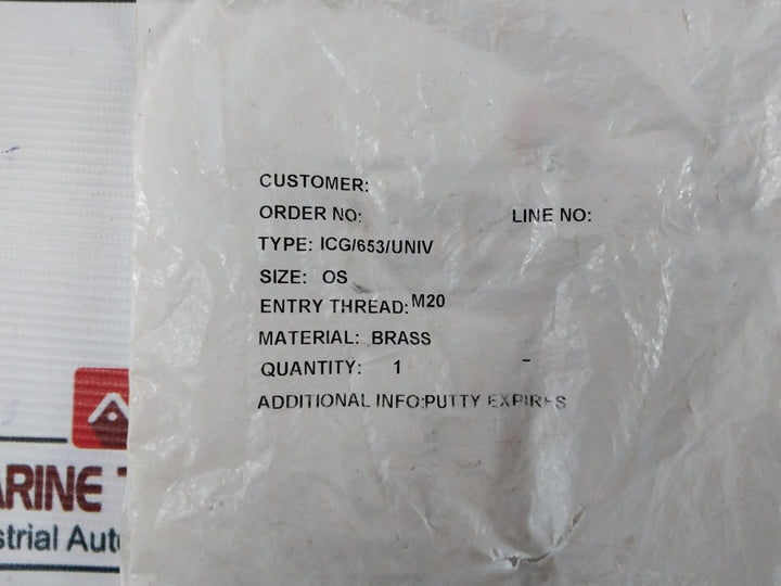 Hawke Icg/653/Univ Cable Gland M20