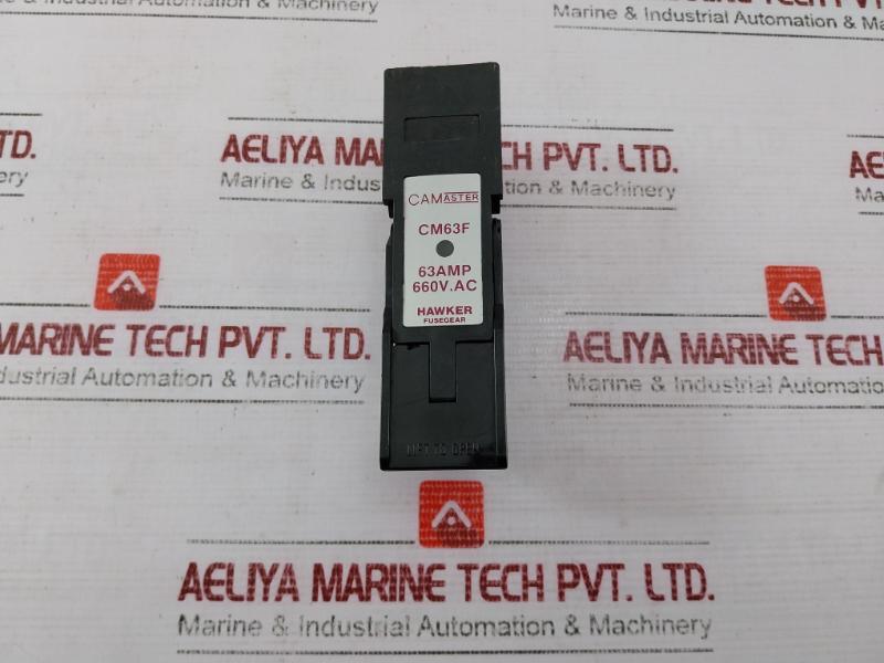 Hawker Cm63F Fuse Holder Bs88-2-1988 63Amp 660V Ac W/ Ge Tis40 Hrc Fuse Link