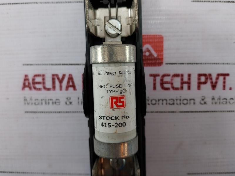Hawker Cm63F Fuse Holder Bs88-2-1988 63Amp 660V Ac W/ Ge Tis40 Hrc Fuse Link