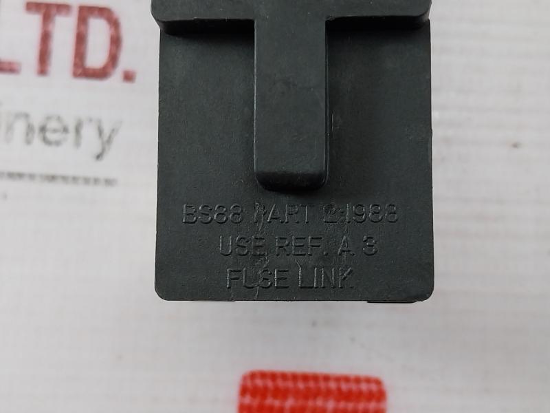 Hawker Cm63F Fuse Holder Bs88-2-1988 63Amp 660V Ac W/ Ge Tis40 Hrc Fuse Link