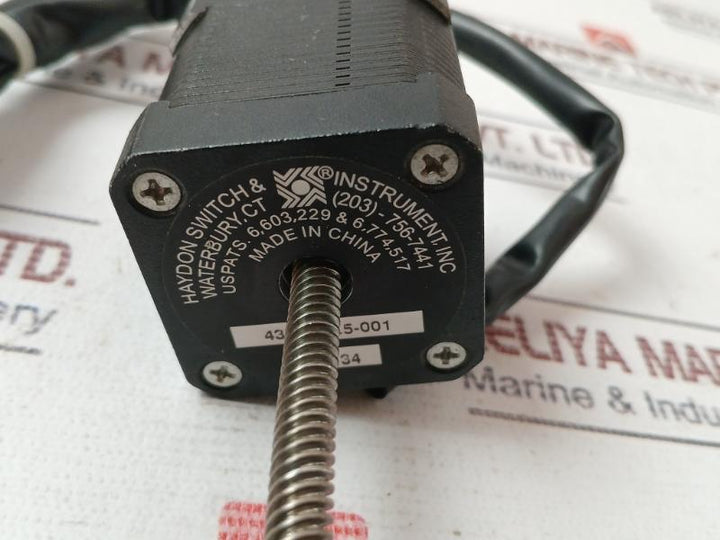 Haydon 43F6C-2.5-001 Hybrid Stepper Linear Actuator