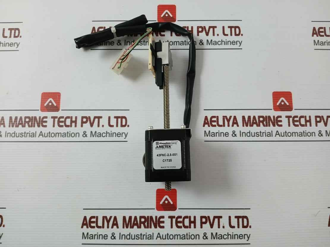 Haydon Kerk 43F6C-2.5-001 Stepper Linear Actuator W/ Injector Assy