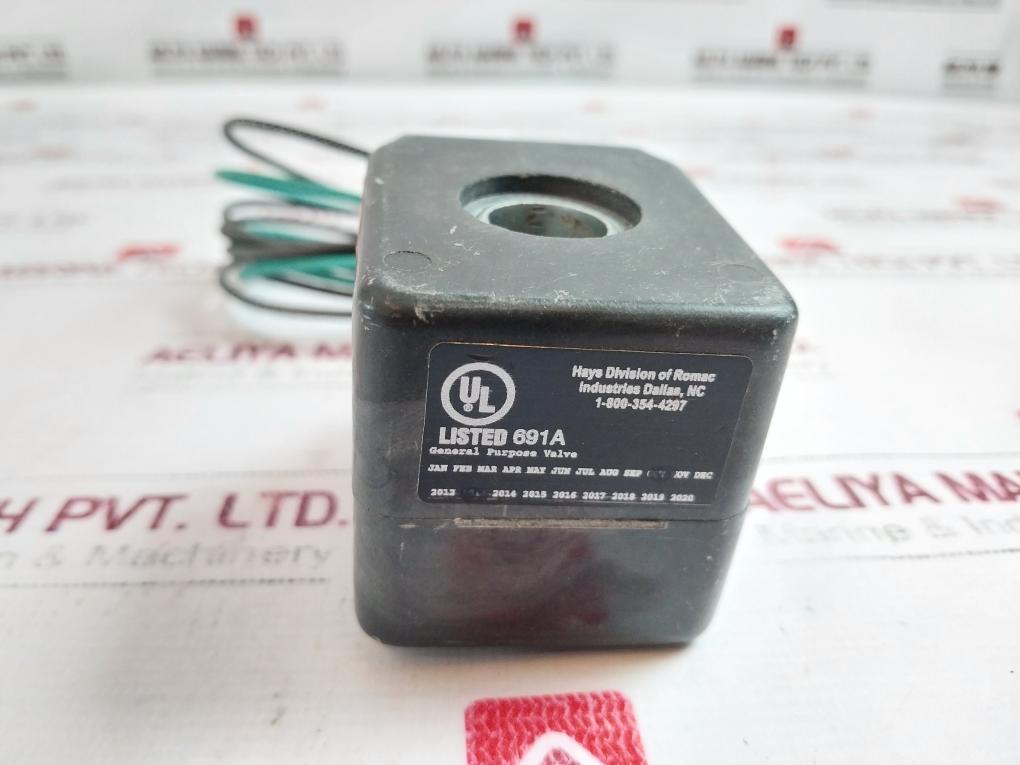 Hays 2192-6421 Solenoid Coil 24v 50/60 Hz 150psi