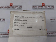 Hayward 1 1/2" Pvc True Union Ball Valve Nsf/Ansi61 94-12Mx-241