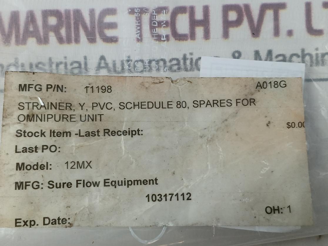 Hayward Lb404 Strainer Flow Valve Mfg P/N 11198