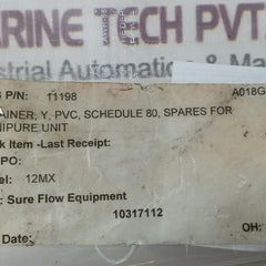 Hayward Lb404 Strainer Flow Valve Mfg P/N 11198