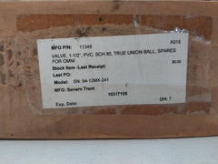 Hayward Tbh1150Astv0000 Tbh Series Ball Valves True Union 1-1/2” Pvc Fpm