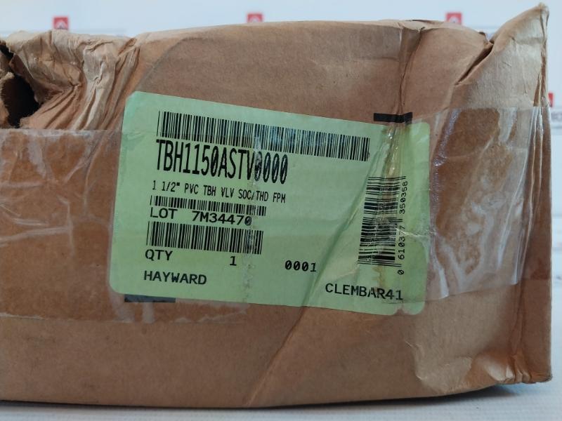 Hayward Tbh1150Astv0000 Tbh Series Ball Valves True Union 1-1/2” Pvc Fpm