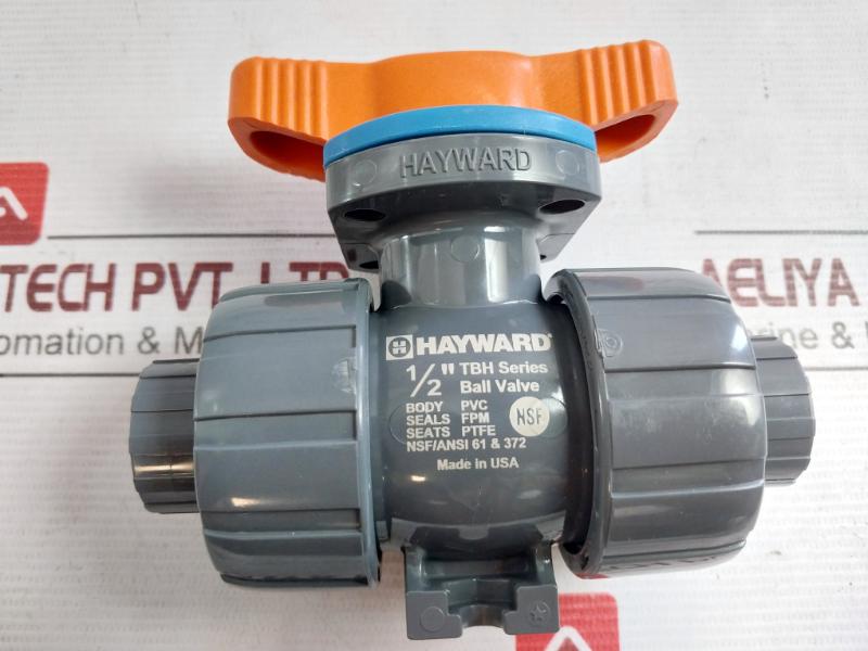 Hayward Tbh1150Astv0000 Tbh Series Ball Valves True Union 1-1/2” Pvc Fpm Nsf/Ansi 61 & 372