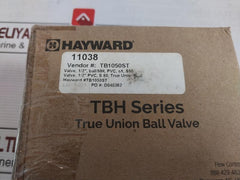Hayward Tbh1150Astv0000 Tbh Series Ball Valves True Union 1-1/2” Pvc Fpm Nsf/Ansi 61 & 372