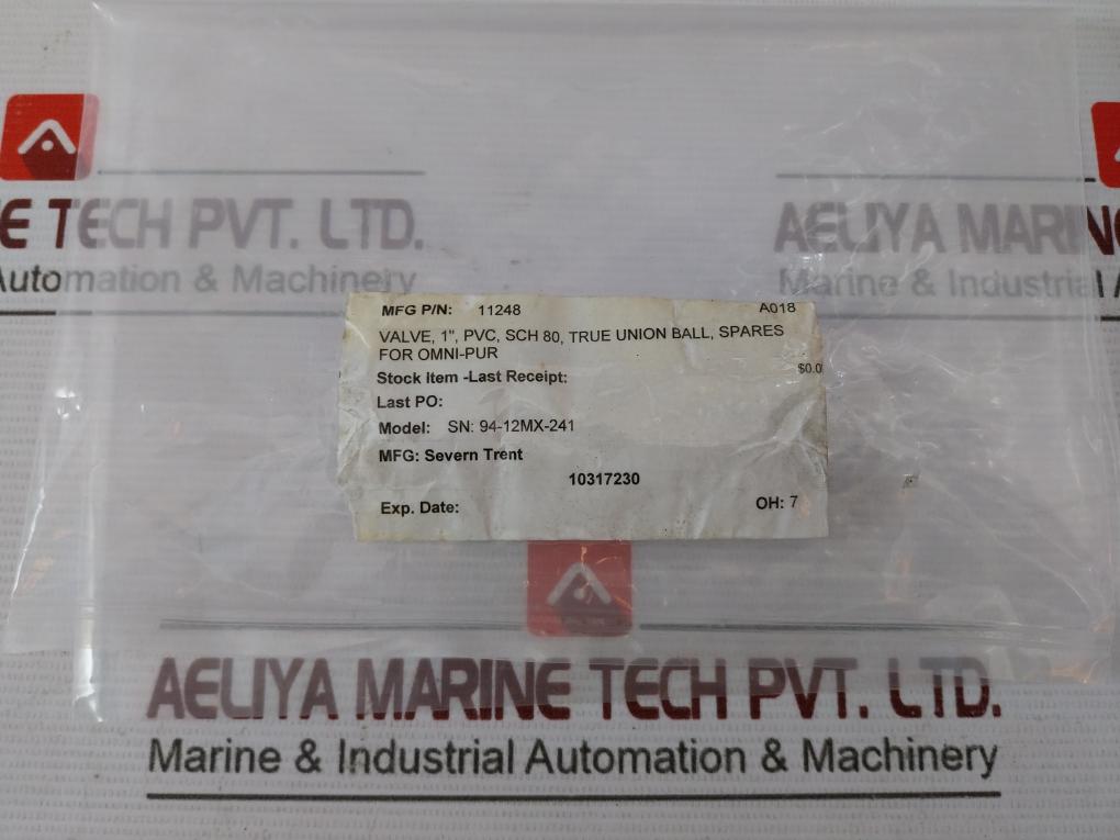 Hayward Tbx1002 True Union Ball Valve 1 Inch Pvc 94-12Mx-241