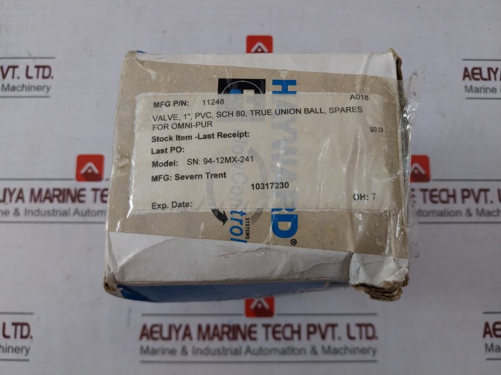 Hayward Tbx1002 True Union Ball Valve Nsf/Ansi61 94-12Mx-241