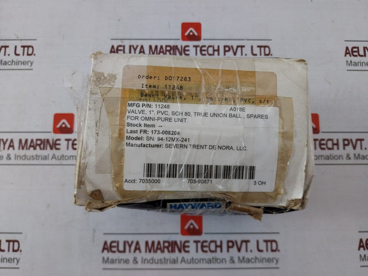 Hayward Tbx1002 True Union Ball Valve Nsf/Ansi61 94-12Mx-241