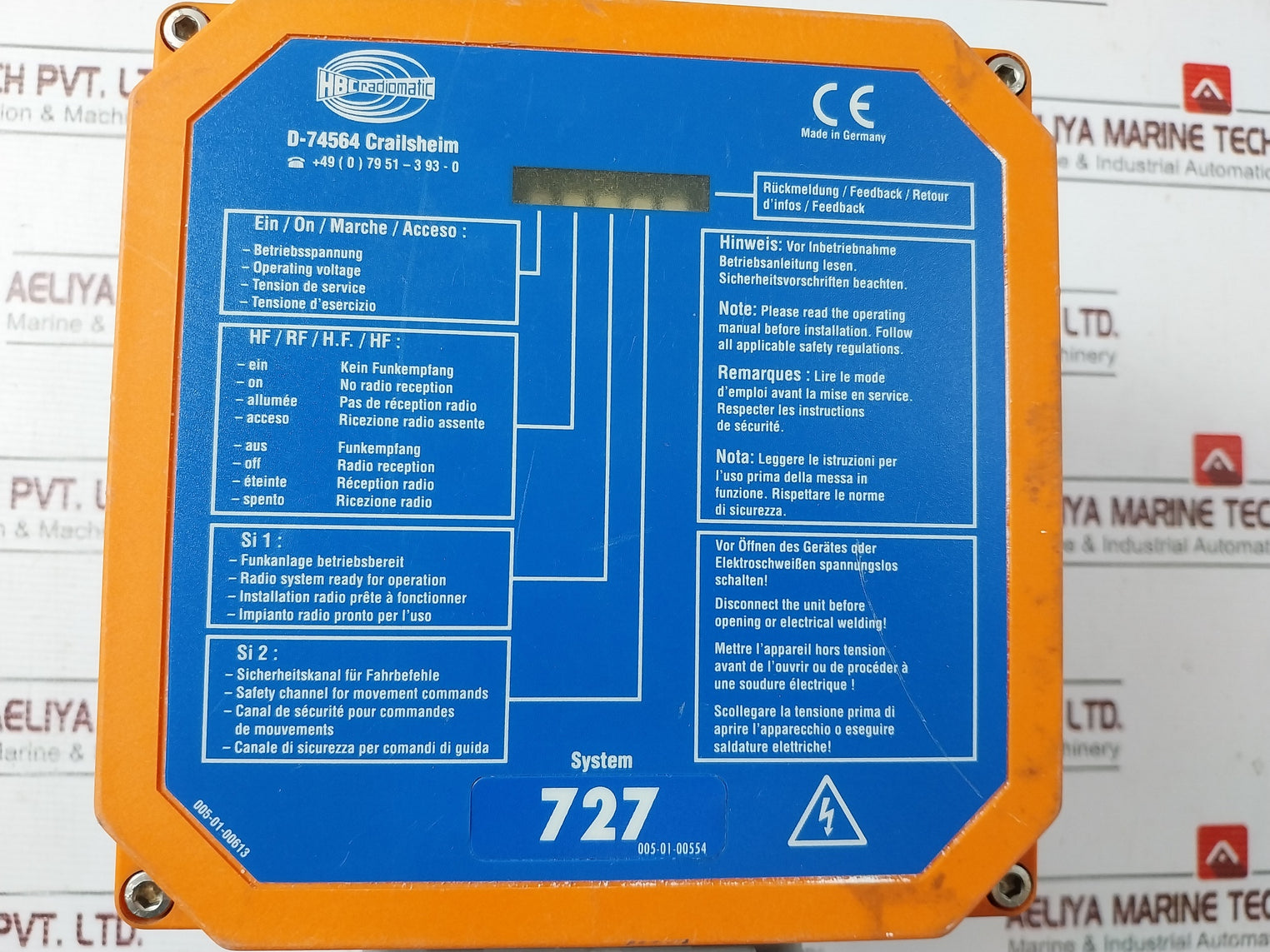 Hbc Radiomatic Fse 727 Remote-control 10-30V Dc 10W
