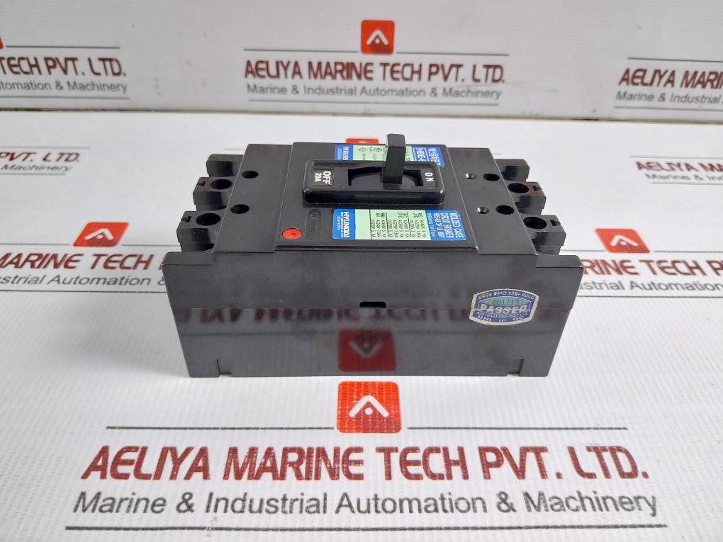 Hbe-63 Hyundai 20A Ac460V 5Ka Ksc8321 3-pole Molded Case Circuit Breaker