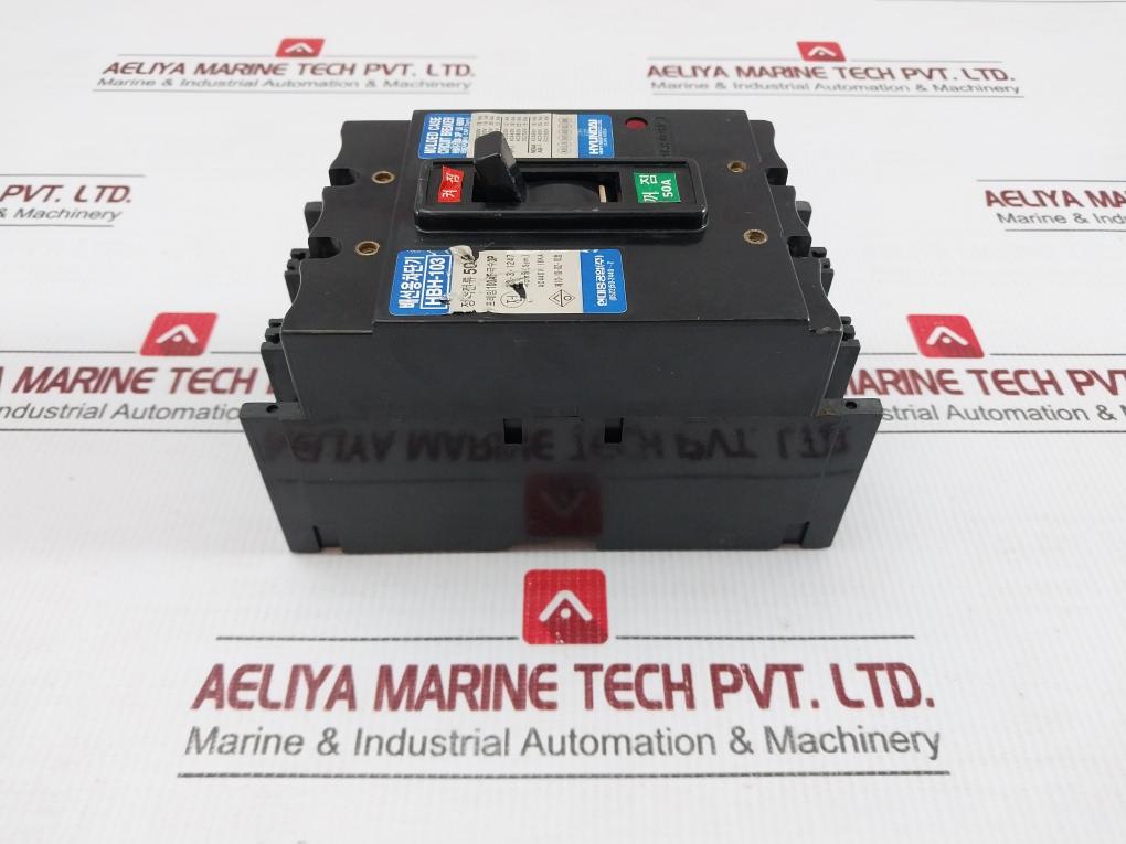 Hbh-103 Hyundai 660V 50A Molded Case Circuit Breaker
