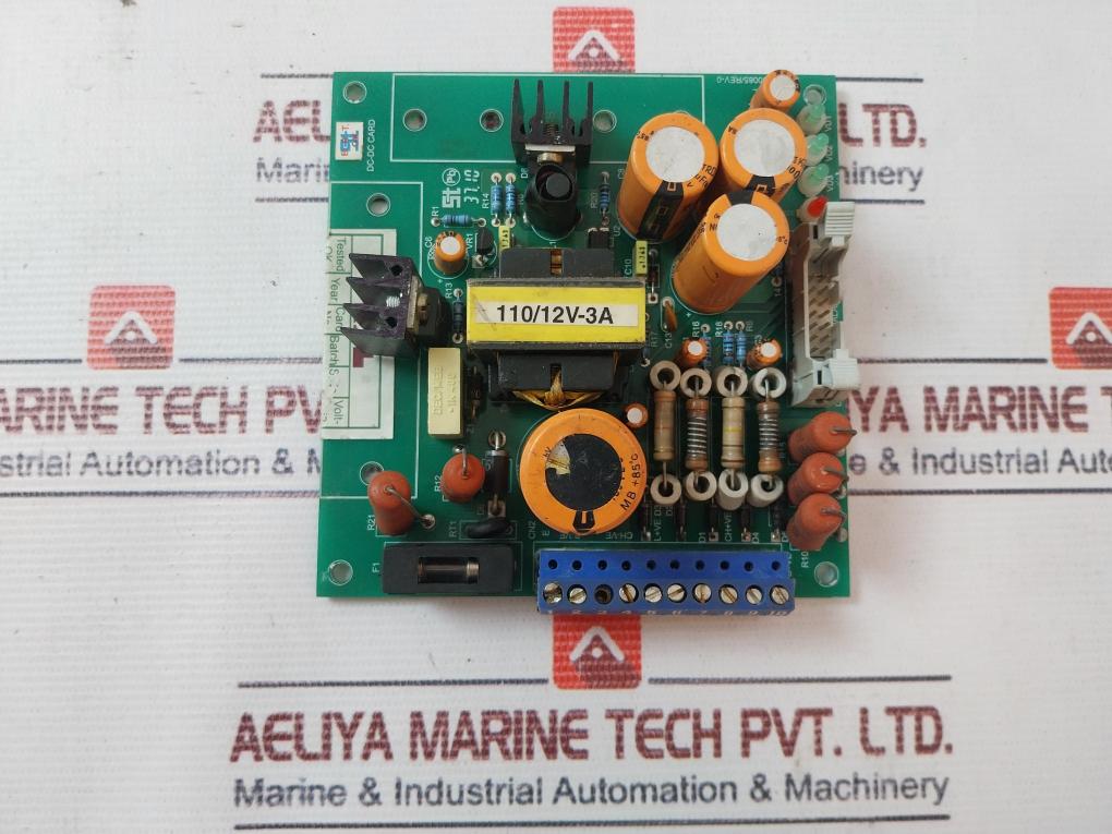 Hbl Ped/69-00085/Rev-0 Printed Circuit Board 110/12V-3A
