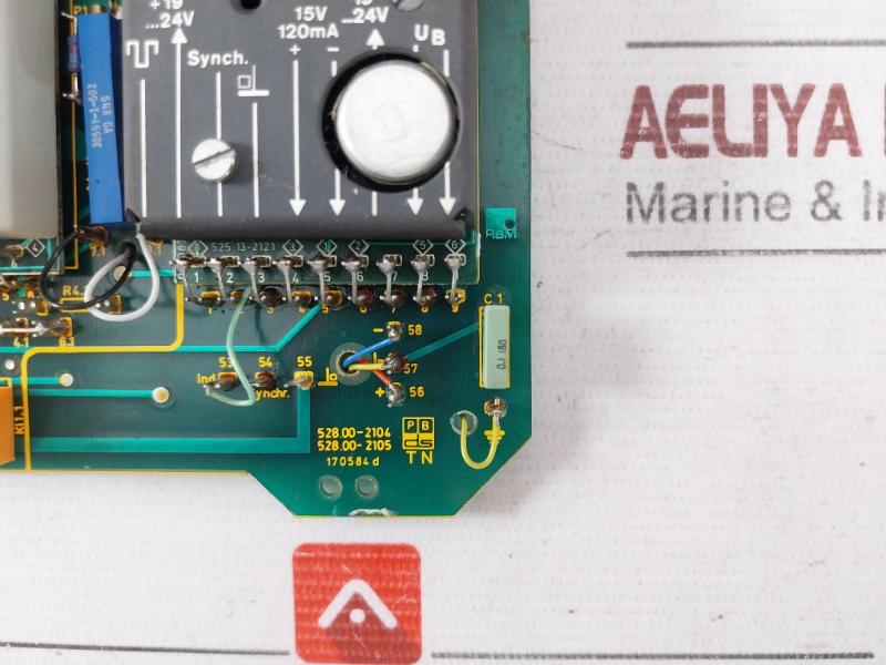 Hbm Ge 2513 Generator Pcb Board 15V 120Ma 525.13-2121 130584G Lu180584E