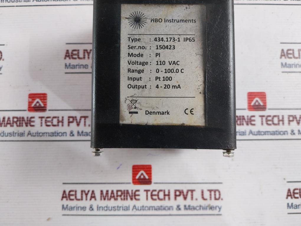 HBO Instruments 434.173-1 Digital Meter IP65 4-20 MA