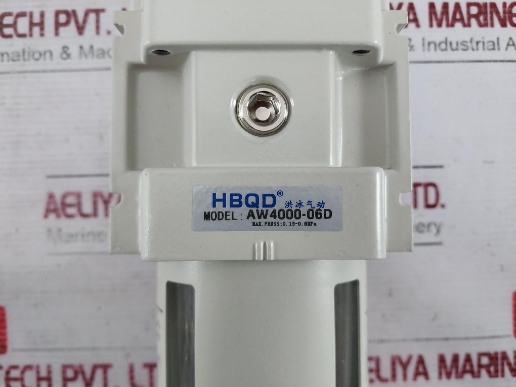 Hbqd Aw4000-06D Air Filter Regulator 145Psi 0.15-0.8Mpa 1.0Mpa