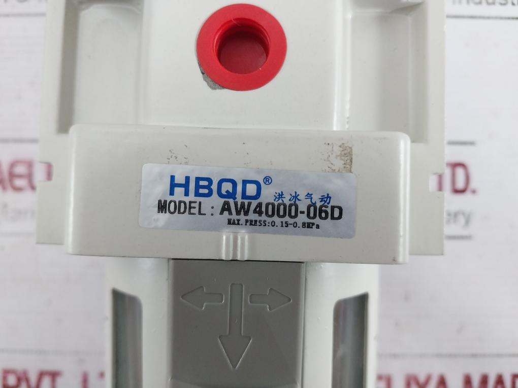 HBQD AW4000-06D Air Filter Regulator 145PSI 0.15-0.8MPA 60C