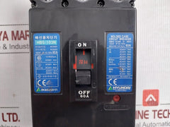Hbs-103N Molded Case Circuit Breaker 100Af 3P 50/60Hz Hyundai