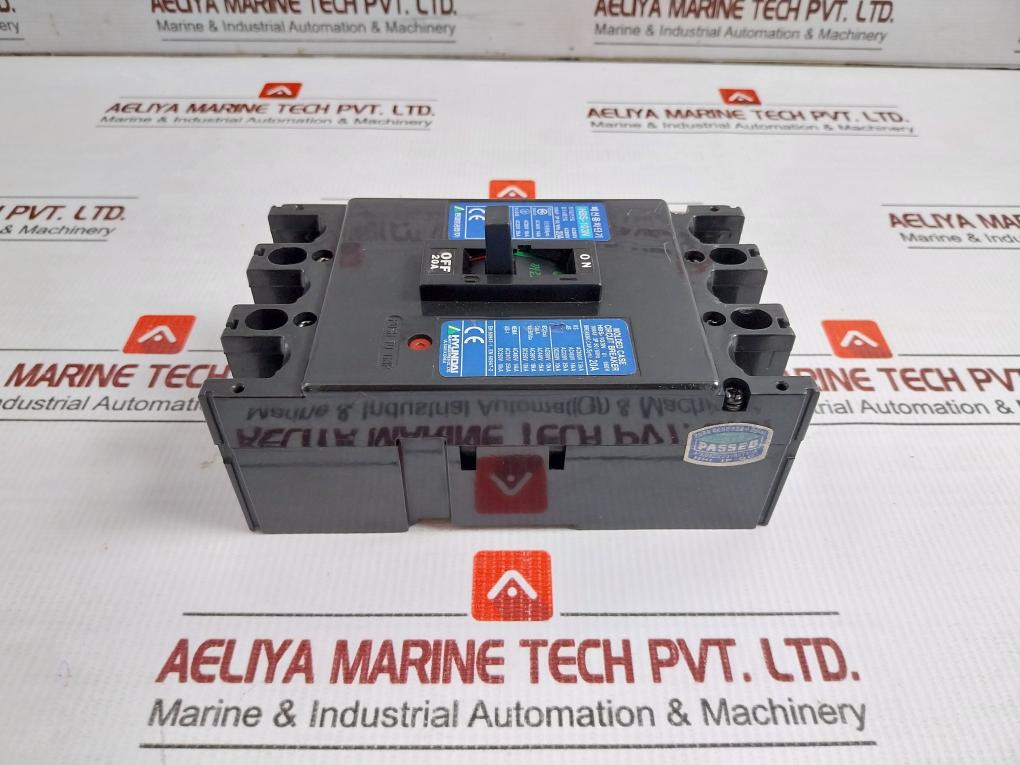 Hbs-103N Molded Case Circuit Breaker 660V 50/60Hz Hyundai