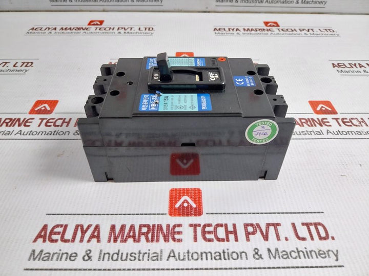 Hbs-33 Hyundai 3-pole Molded Case Circuit Breaker 15A 660V