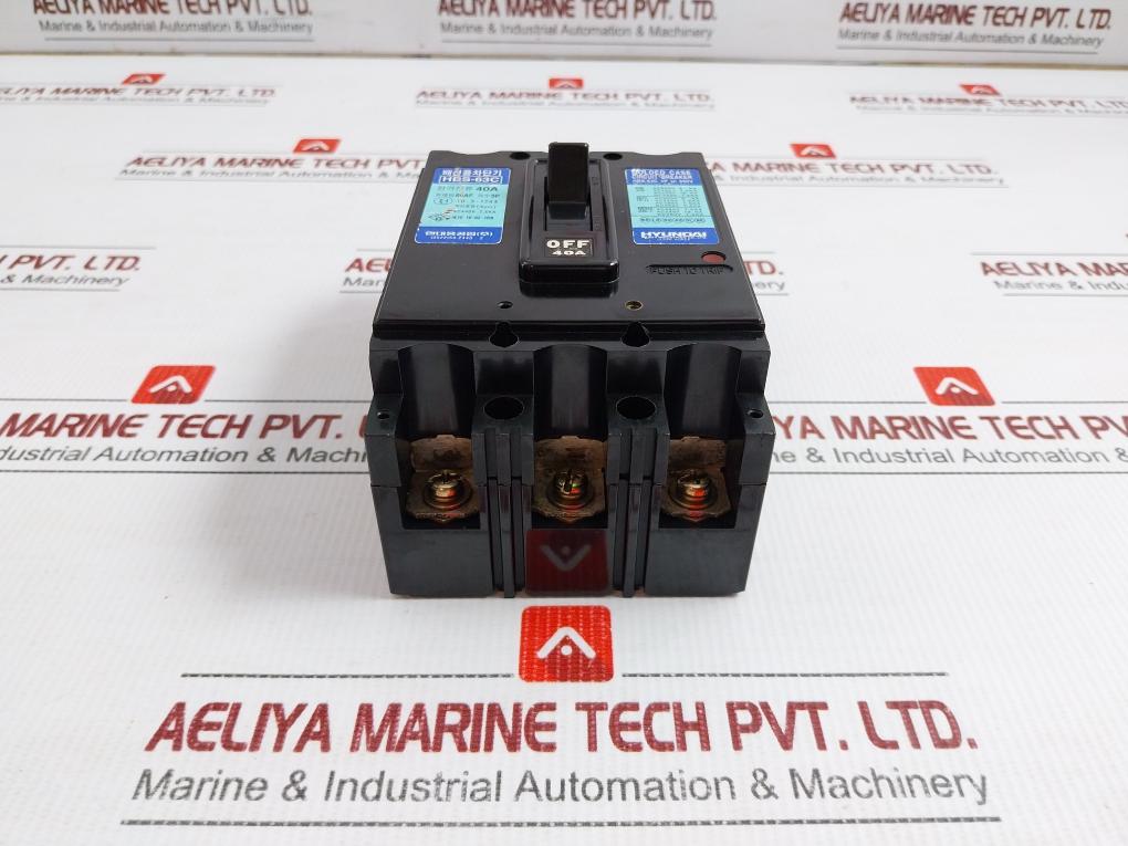 Hbs-63C Hyundai 3P Molded Case Circuit Breaker 660V