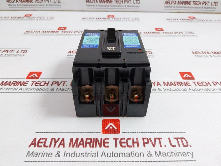 Hbs-63C Hyundai 3P Molded Case Circuit Breaker 660V