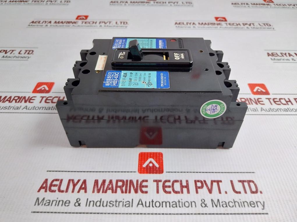 Hbs-63C Hyundai 3P Molded Case Circuit Breaker 660V