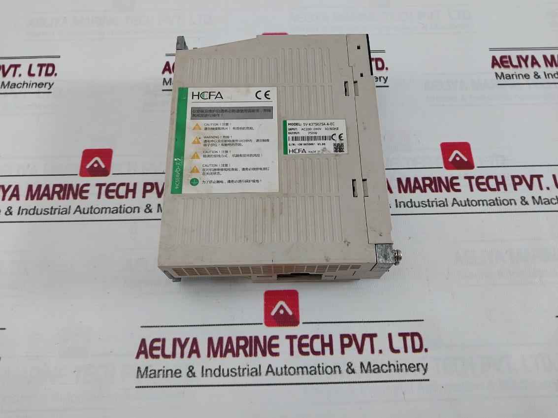 Hcfa Sv-x3T5075A-a-ec Servo Motor Drive Ac200-240V 50/60Hz 750W