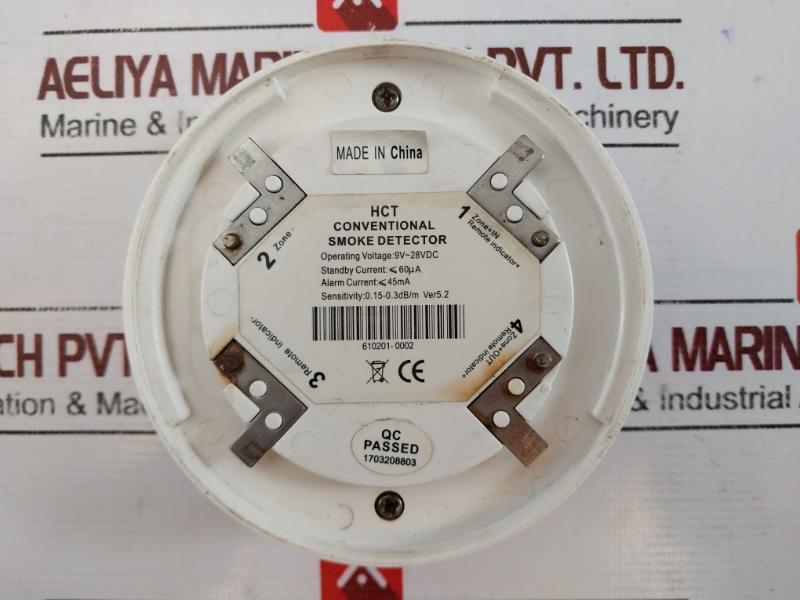 Hct 610201-0002 Conventional Smoke Detector 610201-0002 Ver: 5.2