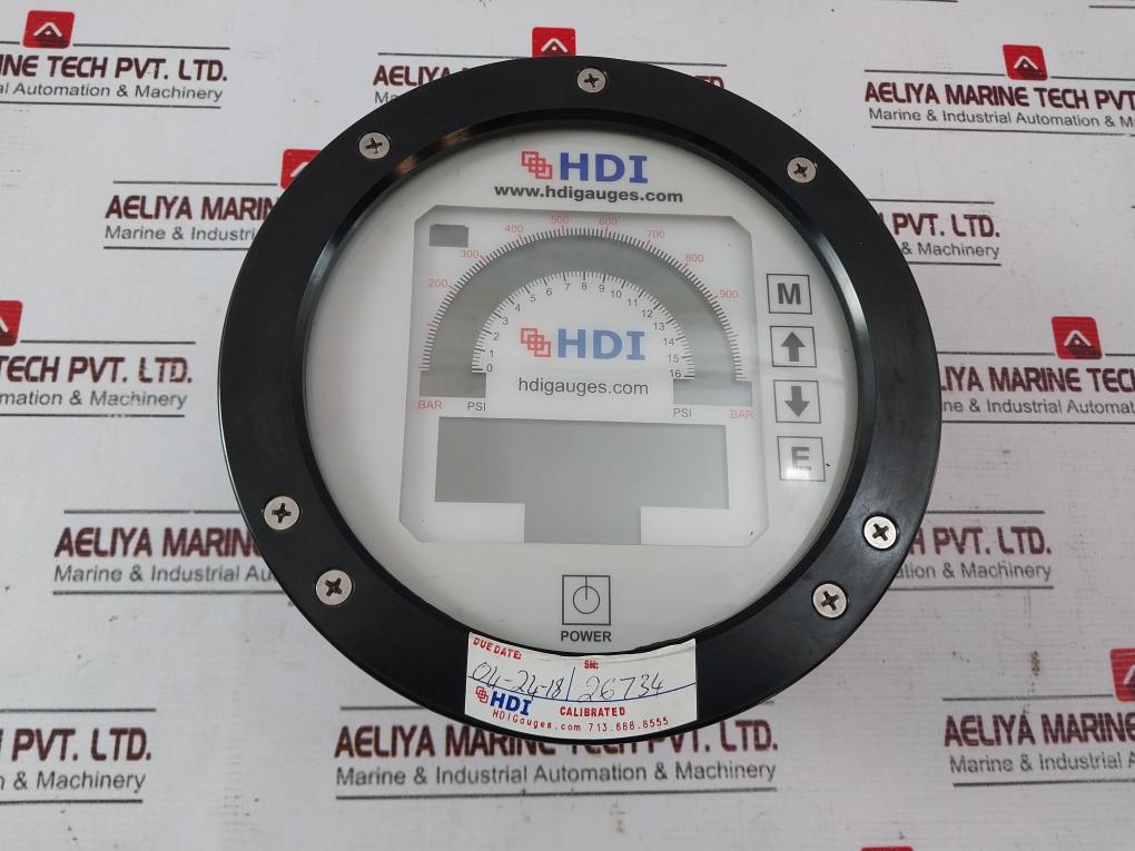 HDI Gauges 20B7A00124002AAA Pressure Guage Set 15000 CWP