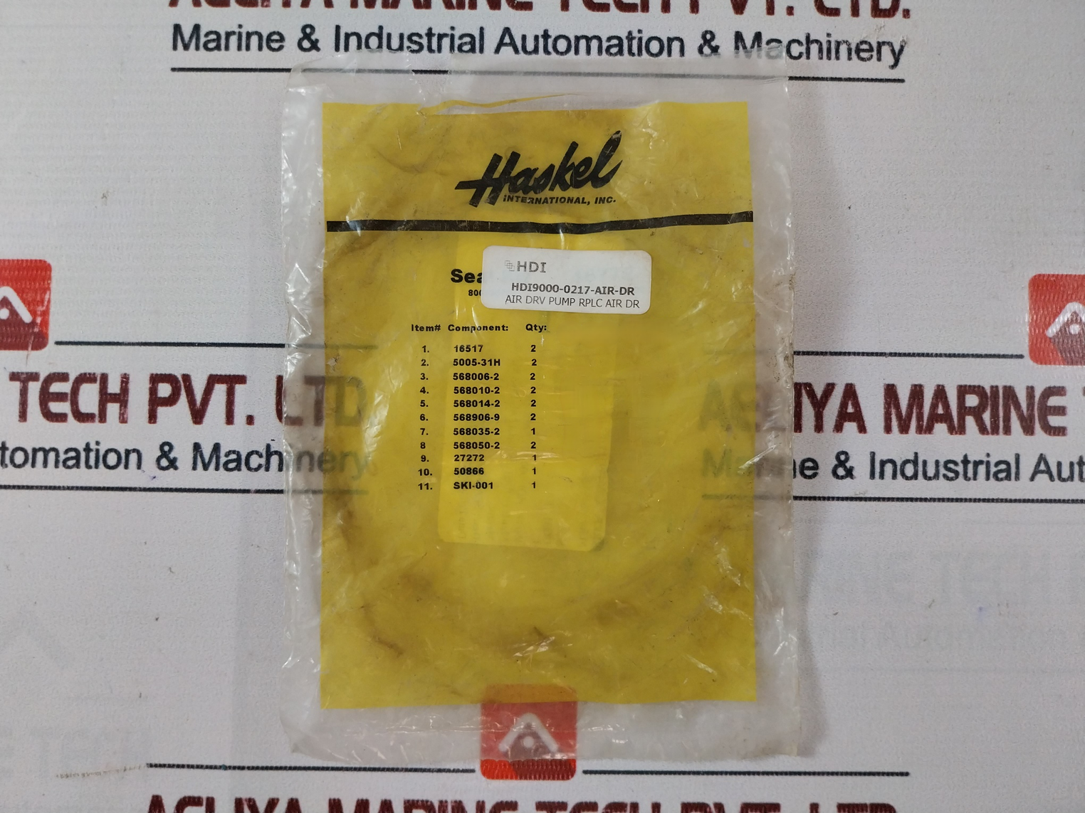 Hdi Hdi9000-0217-air-dr Seal Air Drive Sec Air Driven Pump Kit