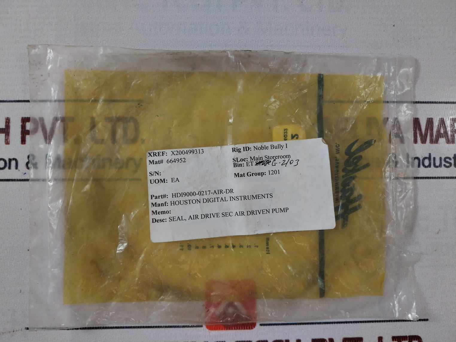 Hdi Hdi9000-0217-air-dr Seal Air Drive Sec Air Driven Pump Kit