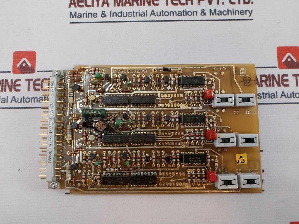 HDW ELEKTRONIK A767.02.02.001-01B Time Delay Circuit Board