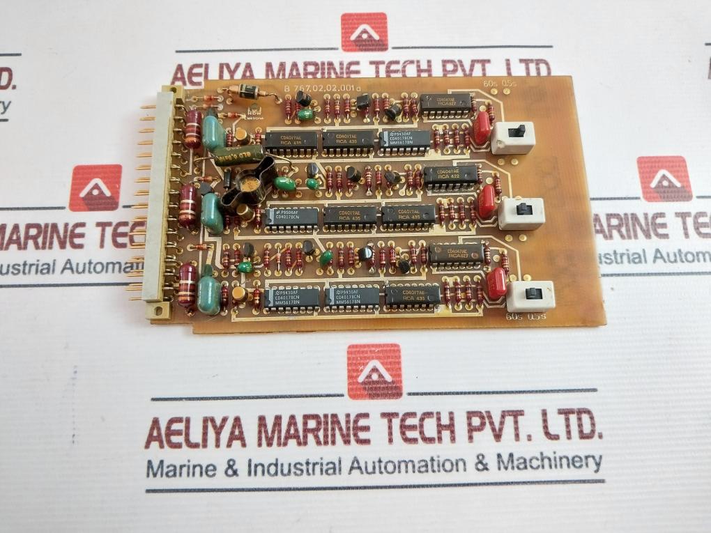 Hdw Elektronik A 767.02.02.001A Printed Circuit Board B 767.02.02.001A