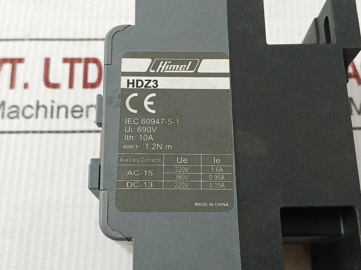 Hdz3 Himel 690V/10A Contactor Relay