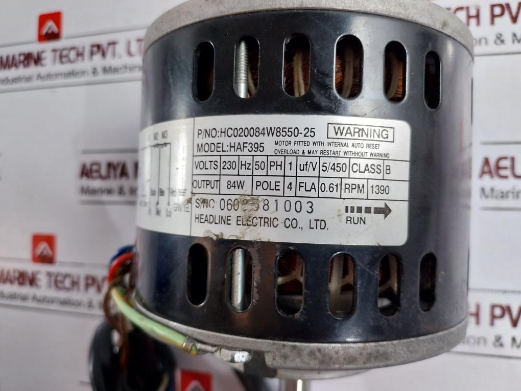 Headline Electric Hc020084W8550-25 Motor Haf395 230V 84W