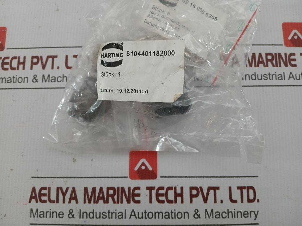 Heavy Duty Socket Contact Connector 6104401 182000 Harting
