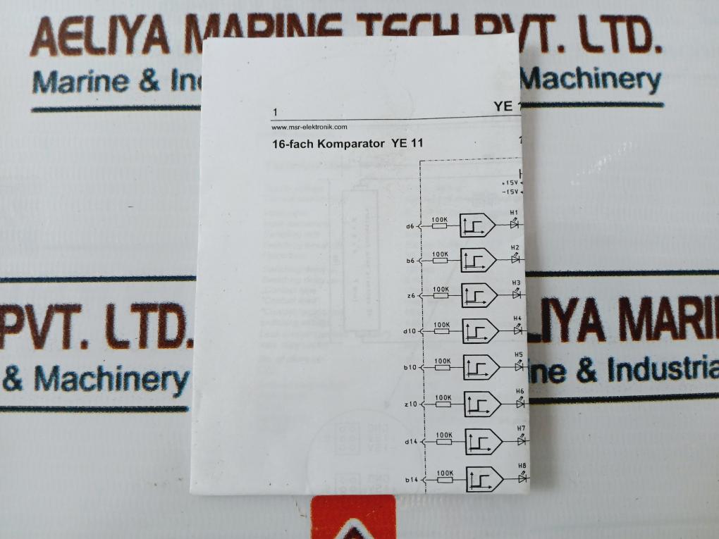 Hegenscheidt Mfd Ye11 Comparator Card