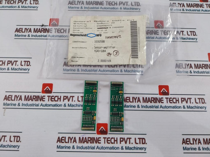 Hegenscheidt Mfd YG40-SUB4 Sensor-Amplifier PCB Board