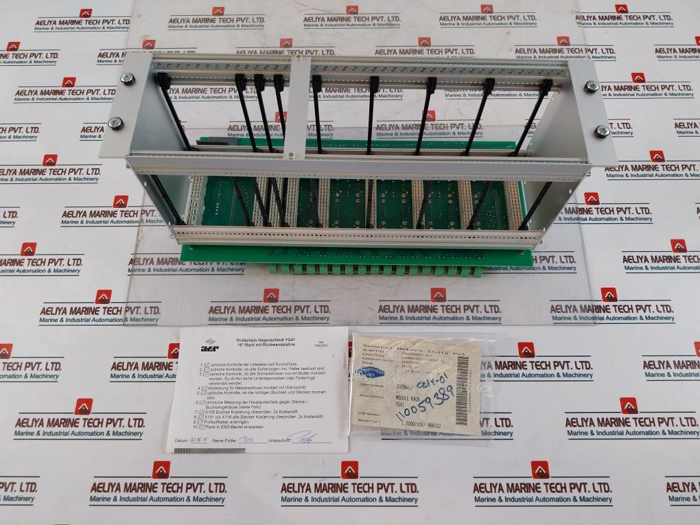 Hegenscheidt Mfd YG41 Module Rack with Backpanel