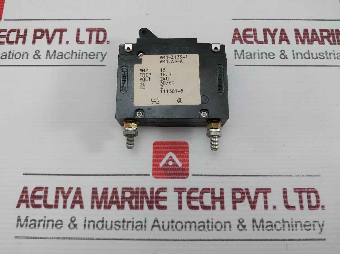 Heinemann Circuit Breaker 15A 240V Am1-z139-1