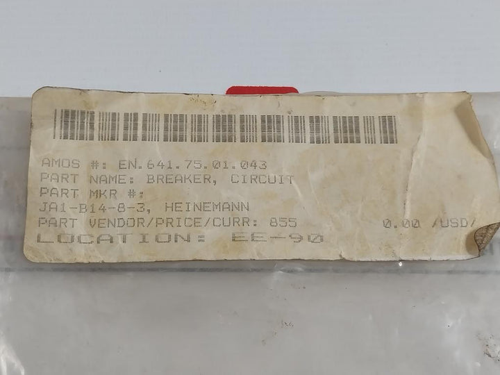 Heinemann Ja1-b14 Circuit Breaker 212290
