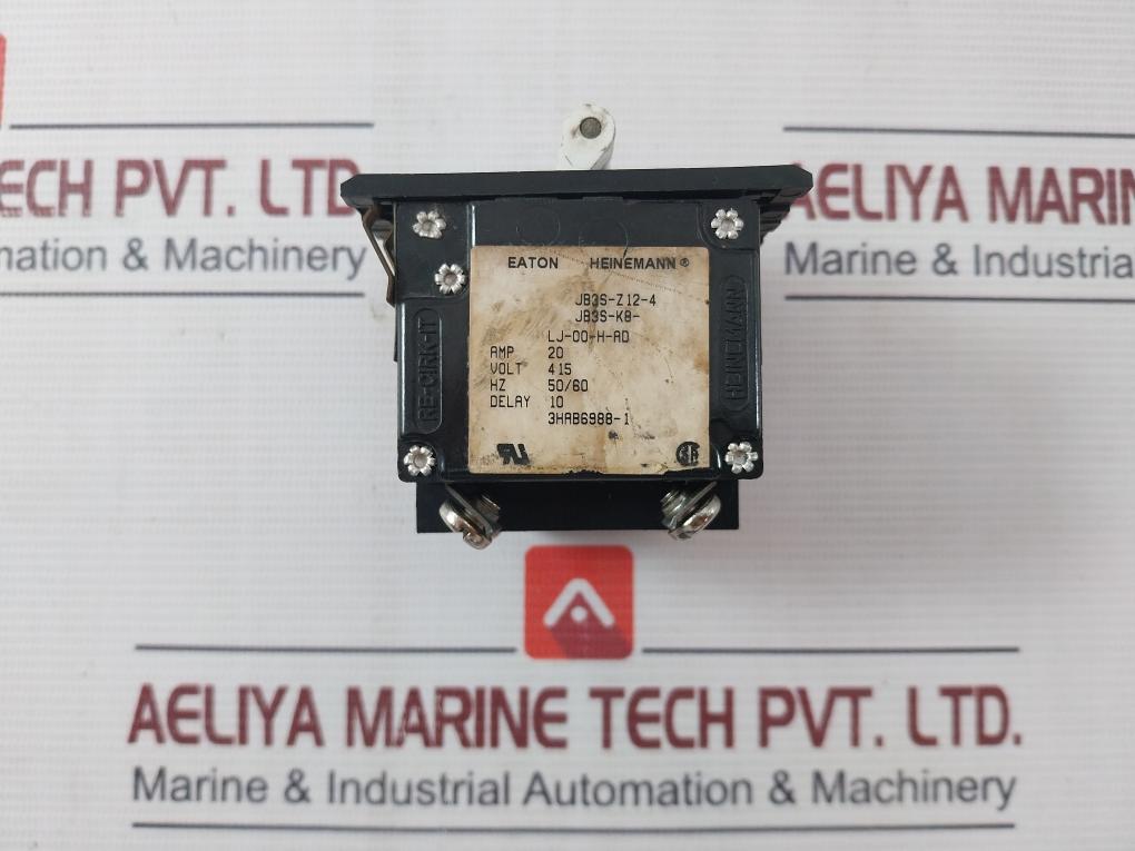 Heinemann Jb3S-z12-4 Circuit Breaker 3Hab6988-1 415V 50/60Hz 20Amp