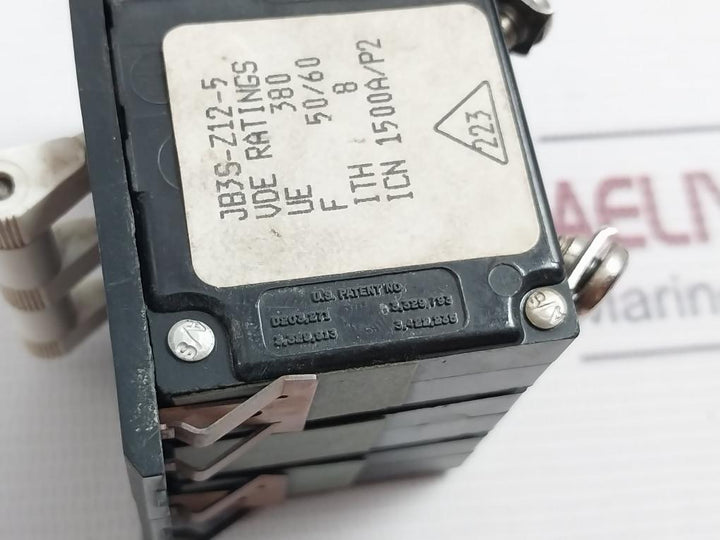 Heinemann Jb3S-z12-5 Circuit Breaker 250V 3Hab7847-1 1500A/P2
