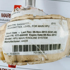Heinrich Kubler Ava/tp43a/v/k15-do-m1200 Magnetic Float Level Switch